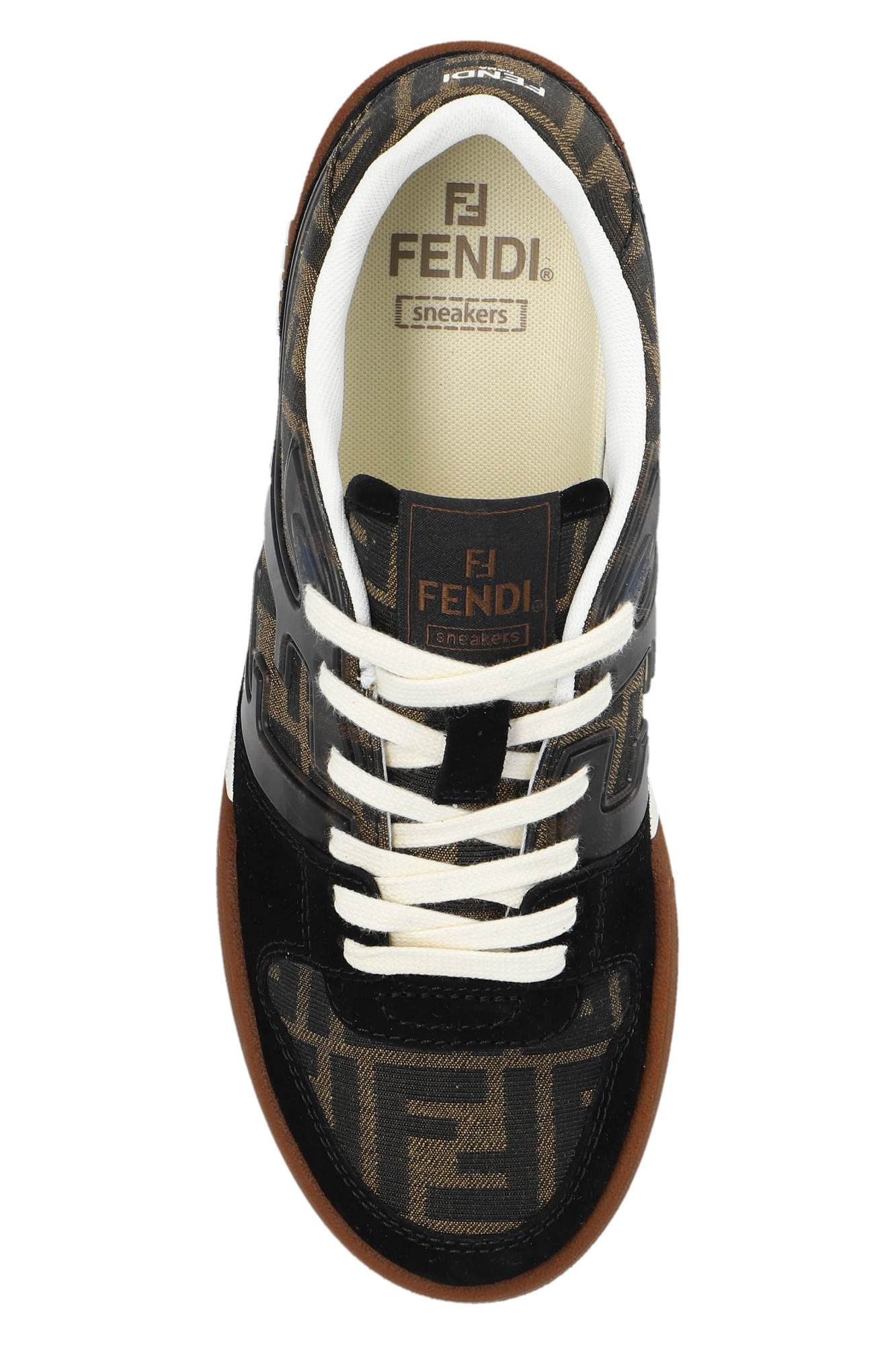 Brown hotsell fendi sneakers